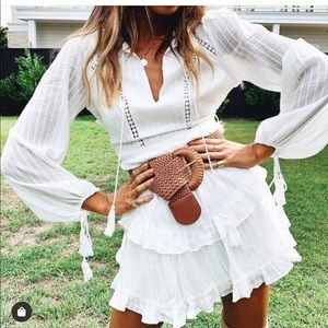 One of my favorite cute mini boho dresses